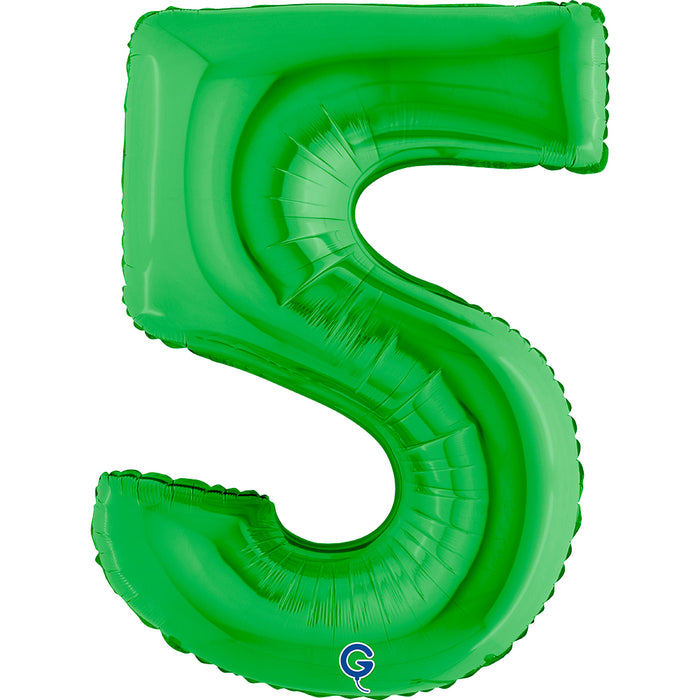 Riesenzahl Folienballon 40"/102cm | Grün