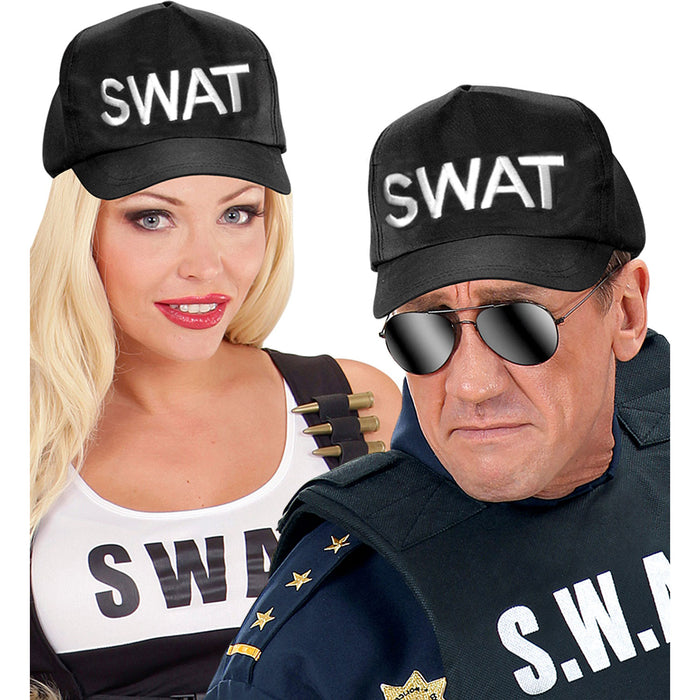 S.W.A.T. Basecap - Mütze für Erwachsene | Schwarz