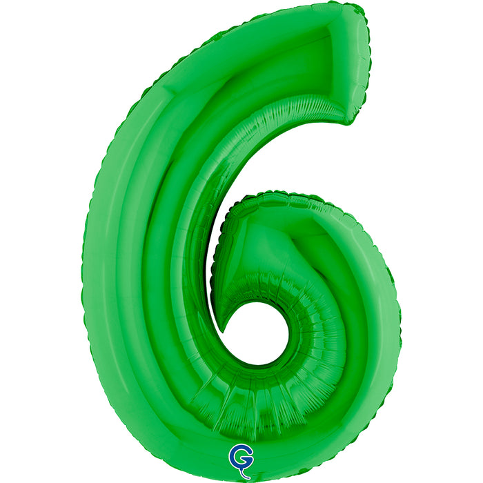 Riesenzahl Folienballon 40"/102cm | Grün