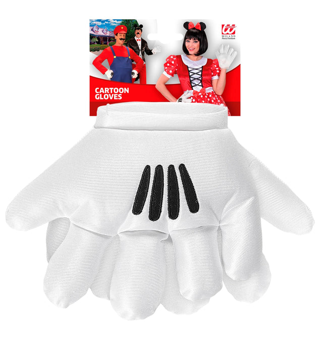 Cartoon Handschuhe | Weiß