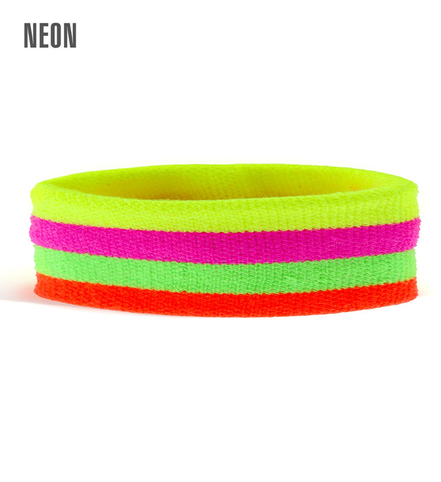 Mehrfarbiges Neon Stirnband | 80er Jahre Disco Kostüm