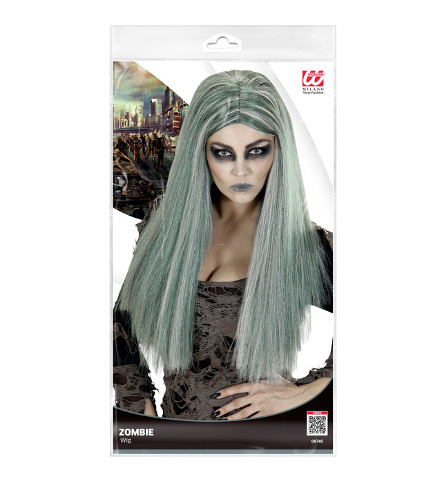 Perücke "Zombie" in Polybag | Grau