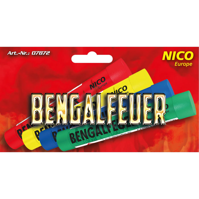 Bengalfeuer - 4 Stk. | Bunt