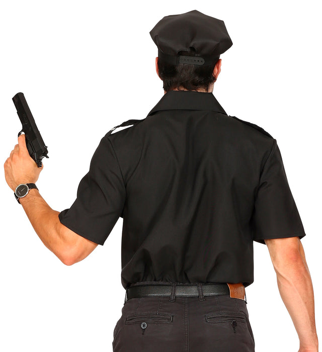 Kostüm Hemd "Polizist" | Schwarz