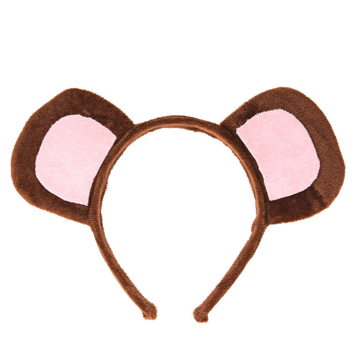 Affe Kostüm Set | Haarreif mit Ohren und Schwanz