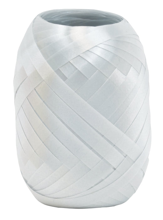 Kräuselband matt 5mm/20m Weiß