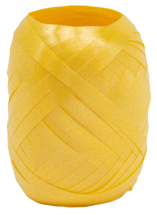 Kräuselband matt 5mm/20m Gelb