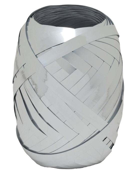 Kräuselband metallic 5mm/20m Silber