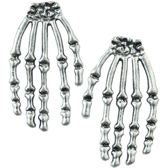 Ohrringe Skeletthand | Silber