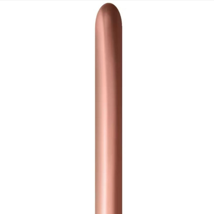 50 Stk. Modelling Ballons 260 Nozzle Up | Reflex Roségold #968