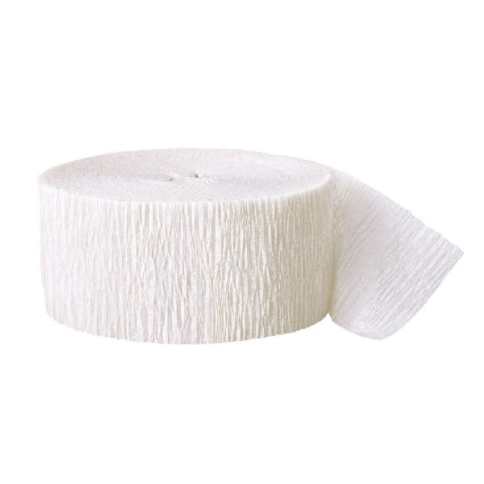 Kreppband Uni 25m Weiss