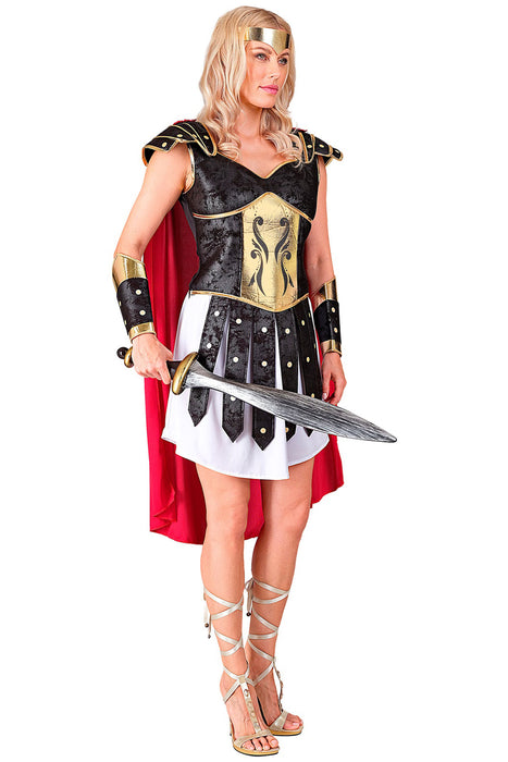 "Römische Centurio" Gladiatorin Kostüm für Damen | 5-tlg.