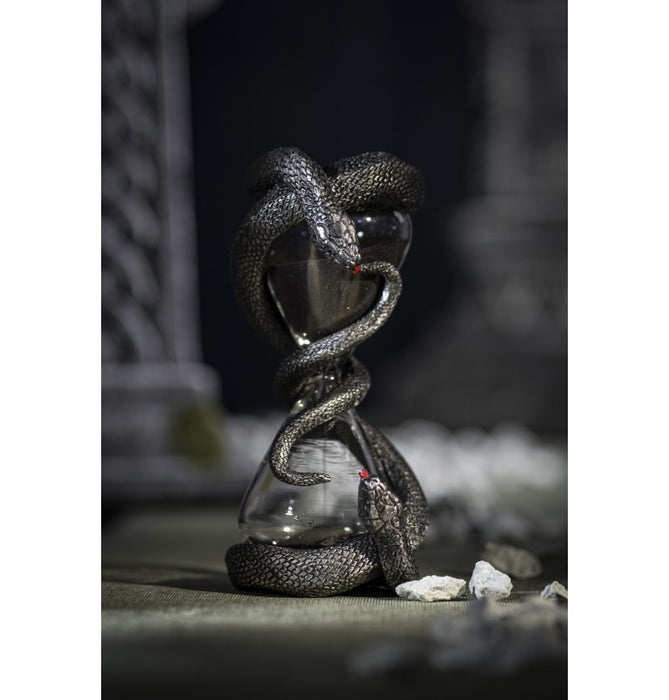 Stundenglas der ewigen Schlangen | 9,5 x 8 x 17,5 cm