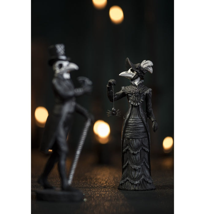 Lady oder Mister Skeleton - Halloween Dekofirgur 7 x 6 x 21 cm