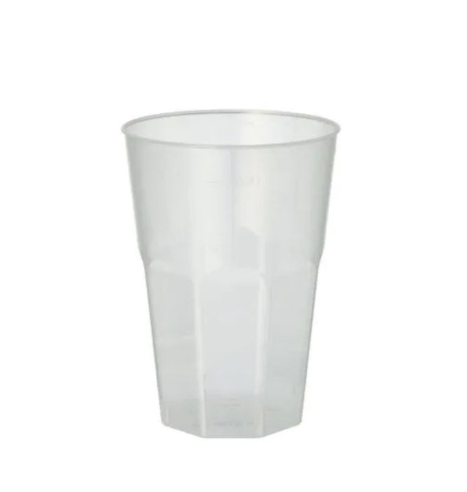 Mehrweg Plastikbecher für Caipirinha | 30Stk./0,3 l