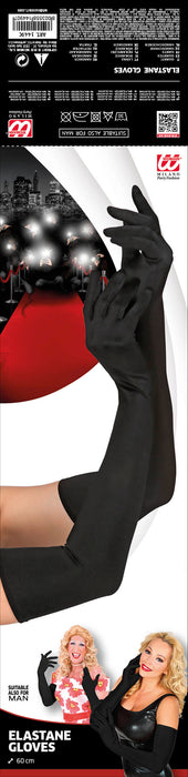 Handschuhe 60 cm | Schwarz