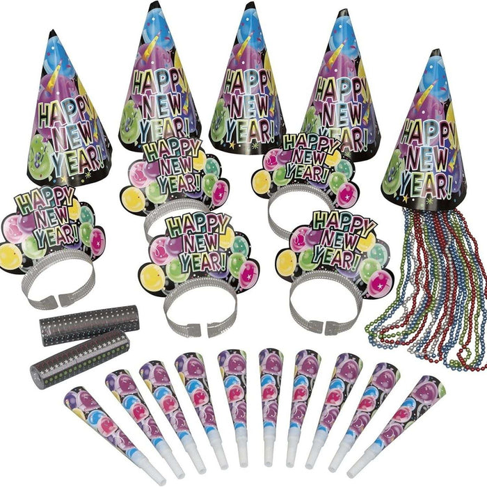 Party Set "Happy New Year!" | für 10 Personen - 32-teilig