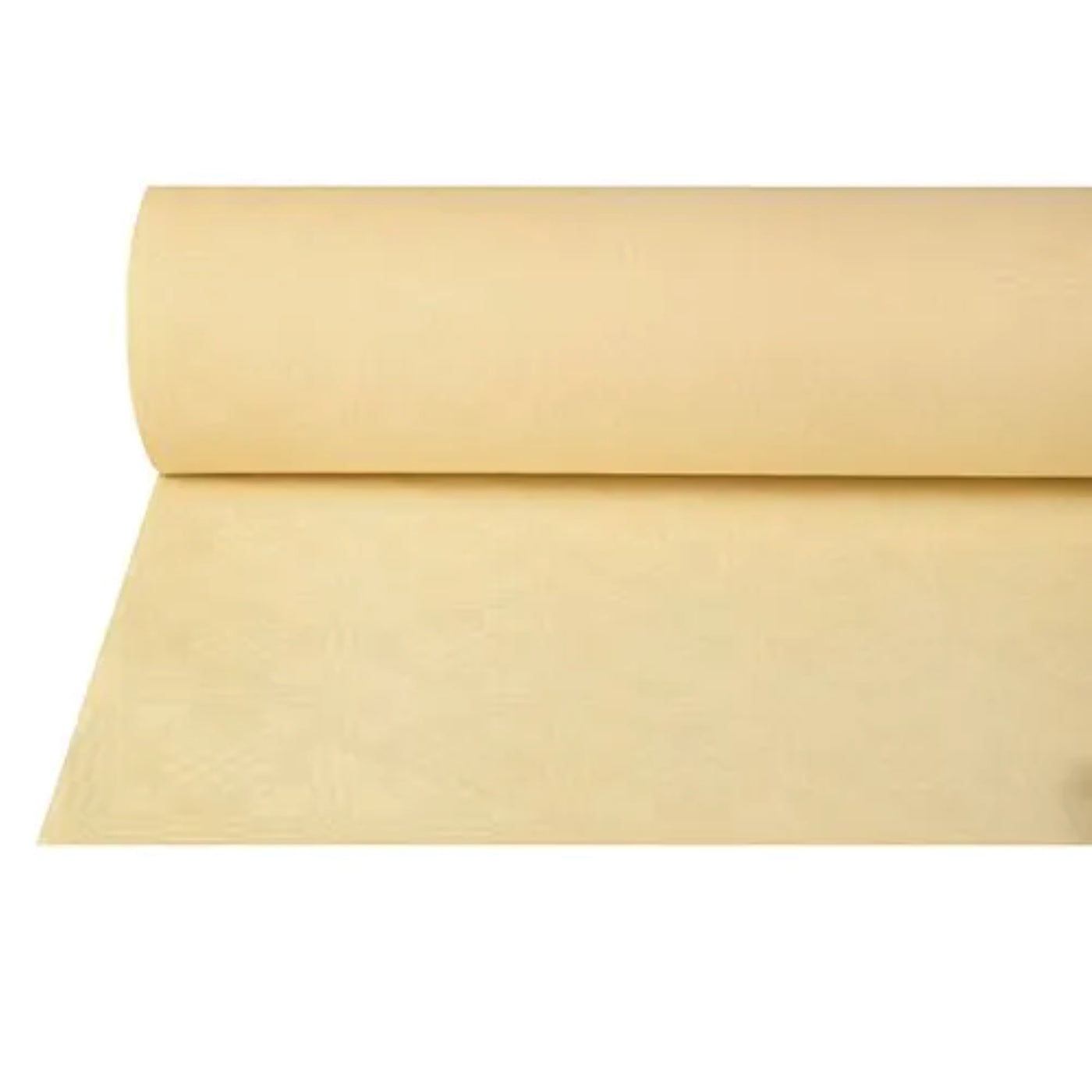 Tischdecke Papier Damastprägung 50x1m| Creme — feiermeier