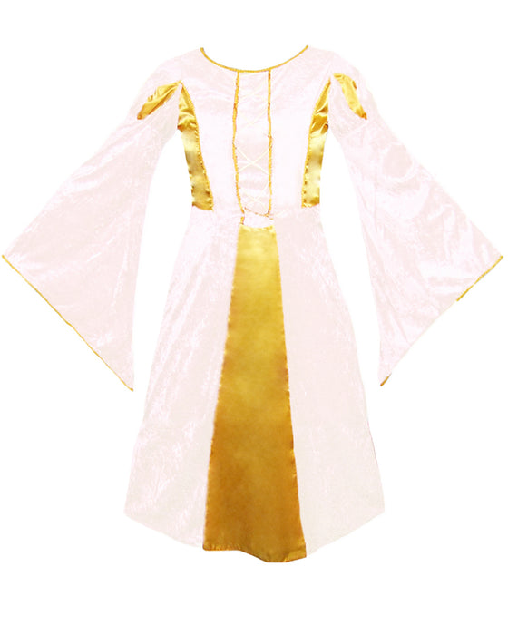 Burgfräulein Kostüm "Prinzessin Helena" für Mädchen | Rosa Gold