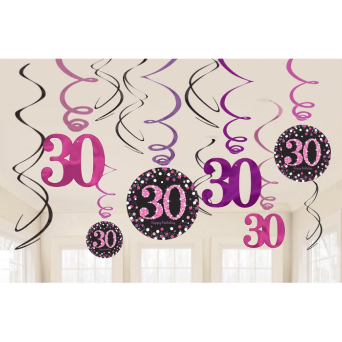 Swirldeko HB #30 Pink Sparkling 12Stk.