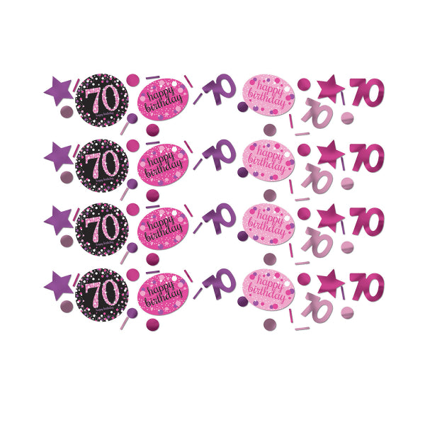 Konfetti Metall 34g Sparkling Pink #70