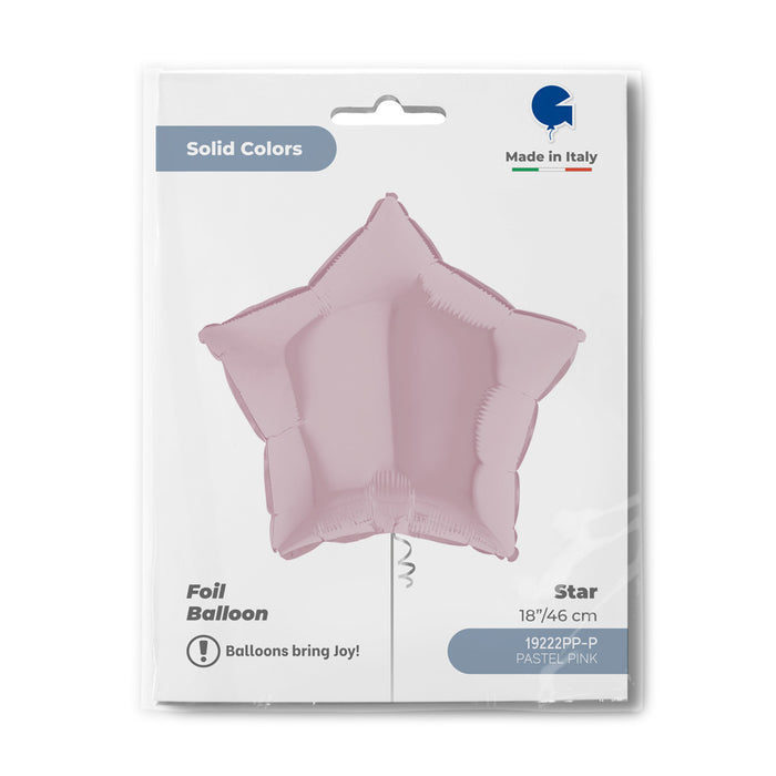 ABC18 Uni Stern 46 cm Pastell Rosa