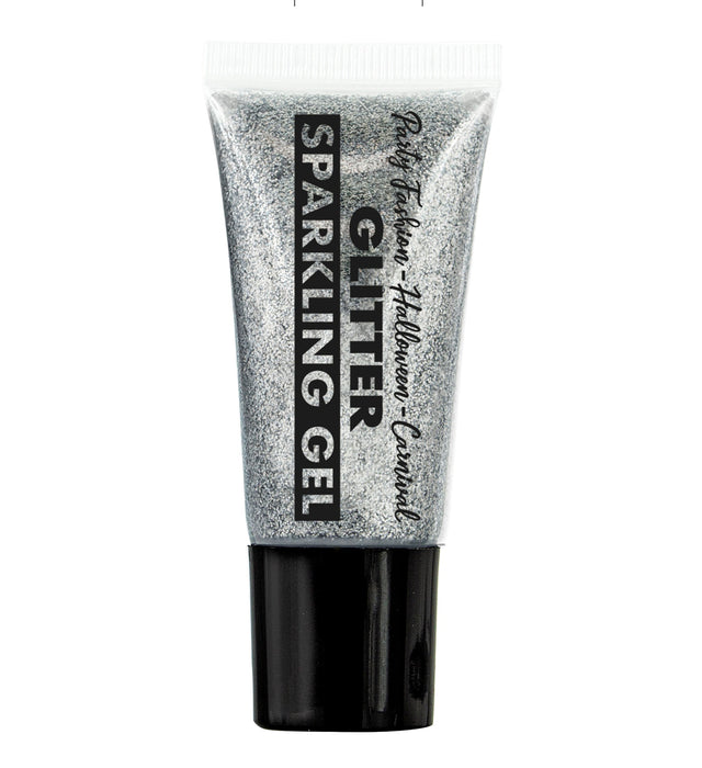 Professionelles Glitter Make-up - Tube 25 ml | Silber