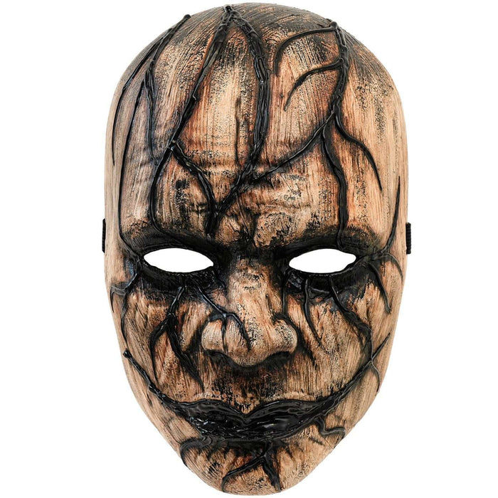 Halloween Maske "Venom" | Braun Schwarz