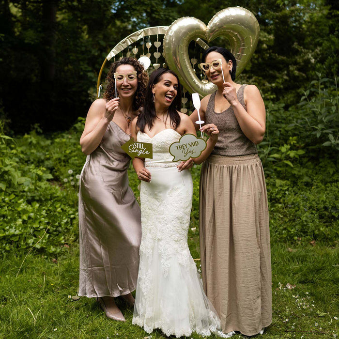 Fotobox Zubehör Hochzeit | 14-tlg.