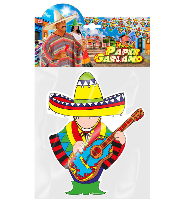 Mexiko Girlande "Mariachi" | 3 m