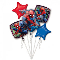 Folienballon Bouquet Spider-Man | 5 Ballons