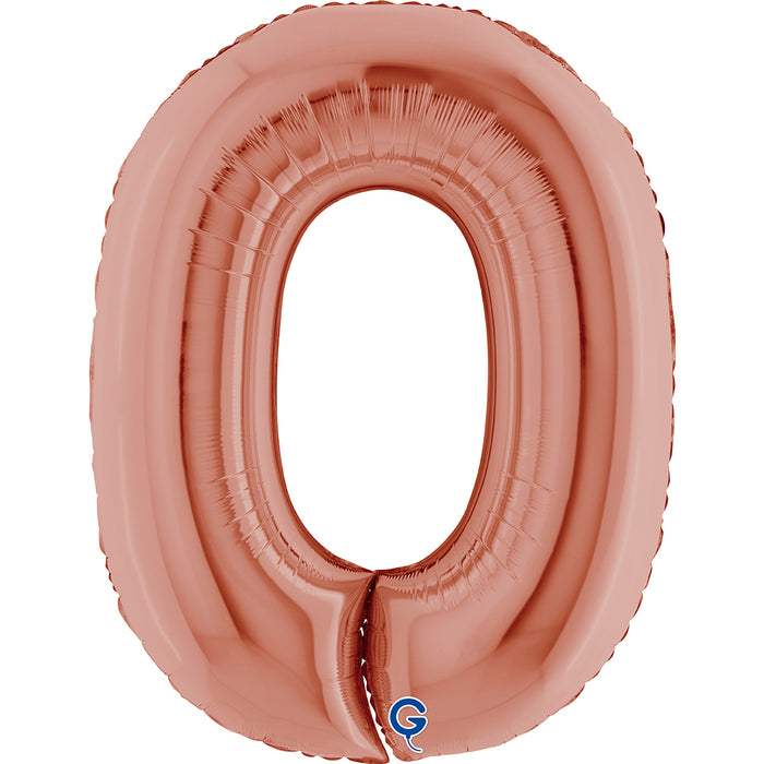 Riesenzahl Folienballon 40"/102cm | Rosegold
