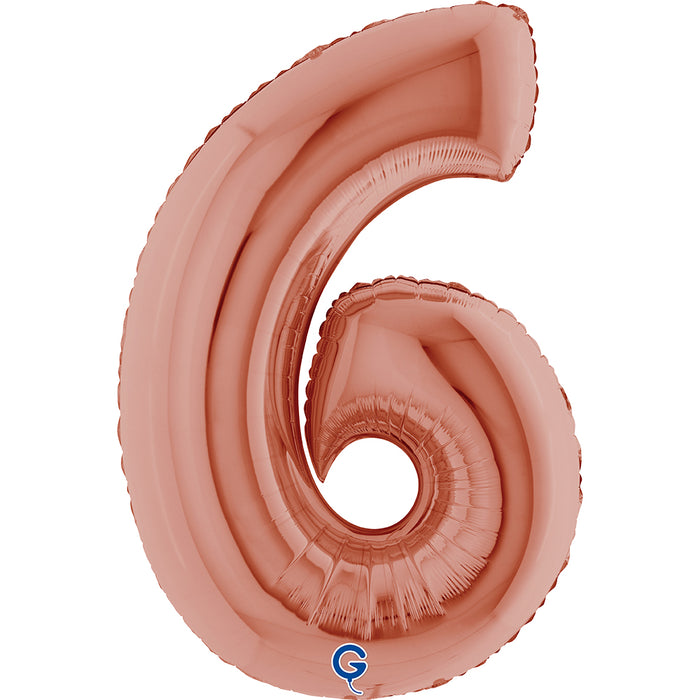 Riesenzahl Folienballon 40"/102cm | Rosegold