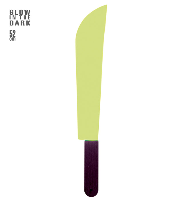 Machete "Glow in the dark" 52 cm| Halloween Mörder Waffe