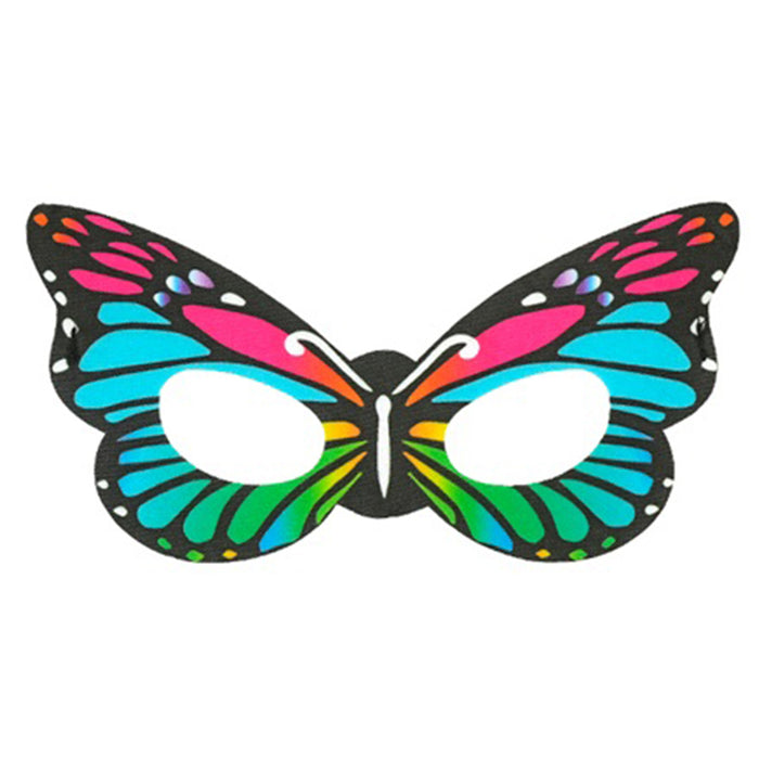 Schmetterlingskostüm Set für Kinder - Flügel und Augenmaske | Violett Rosa