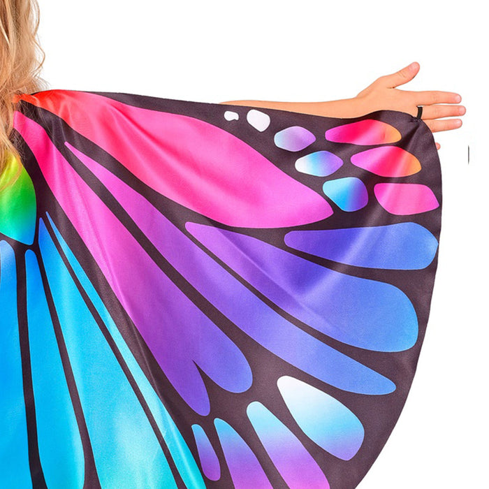 Schmetterlingskostüm Set für Kinder - Flügel und Augenmaske | Violett Rosa