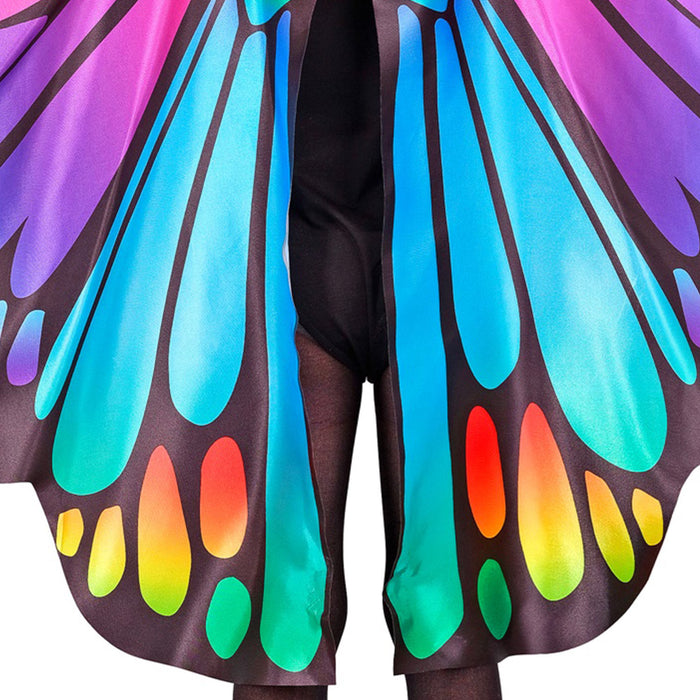 Schmetterlingskostüm Set für Kinder - Flügel und Augenmaske | Violett Rosa