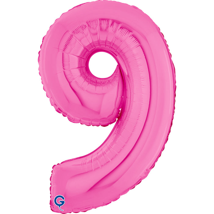 Riesenzahl Folienballon 26"/66cm | Pink