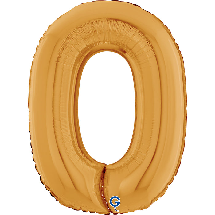 Riesenzahl Folienballon 26"/66cm | Gold