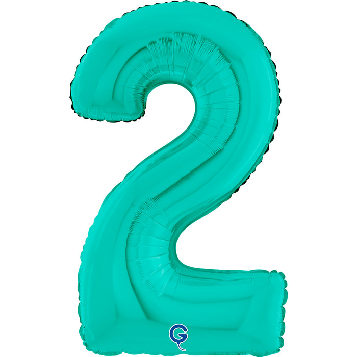 Riesenzahl Folienballon 26"/66cm | Tiffany