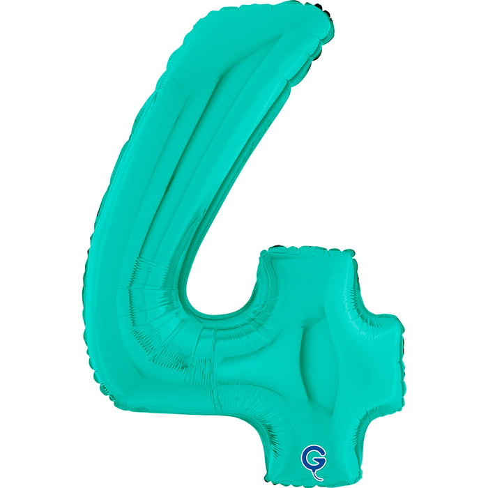 Riesenzahl Folienballon 26"/66cm | Tiffany