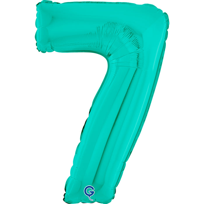 Riesenzahl Folienballon 26"/66cm | Tiffany