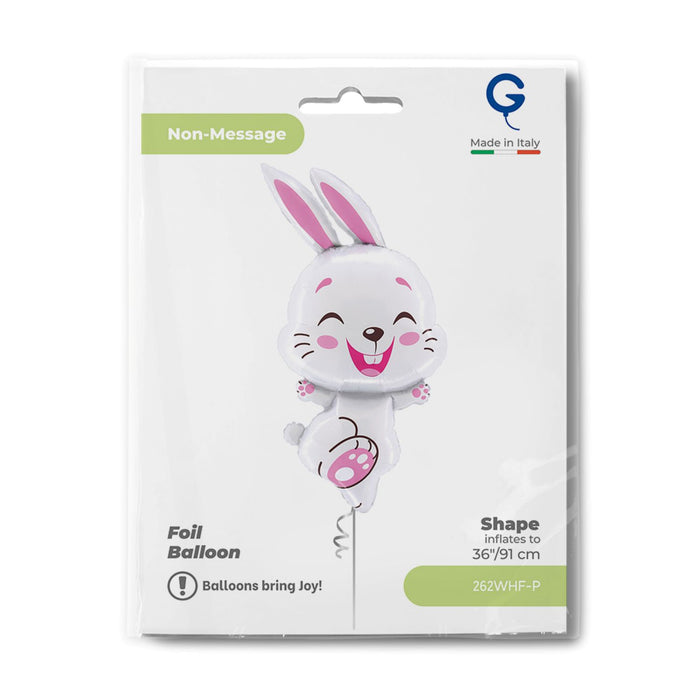 36" Folienballon Lose Hase Springend | 91 cm (Non-Metallic)