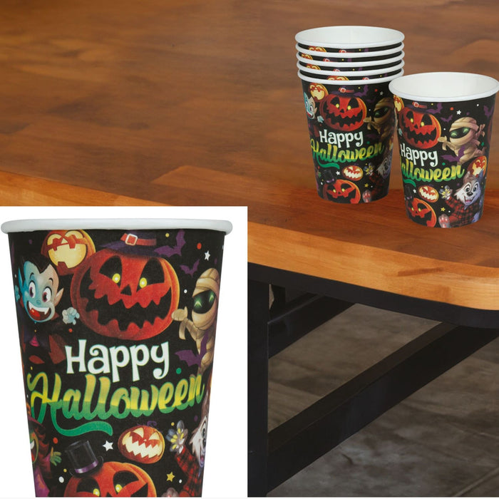 Halloween "Kleine Monster" | Pappbecher 240ml/6Stk.