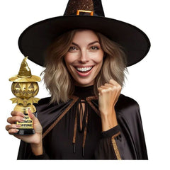 Halloween Trophäe Kürbis "Bestes Kostüm" | 22 cm