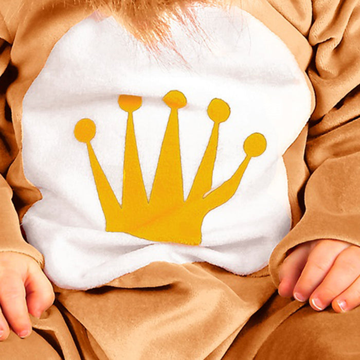 Baby Tierkostüm "Löwen König" | Braun - Kleinkindkostüm Safari Dschungel