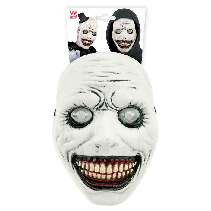 Halloween Maske "Monster mit Glubschaugen" | Weiß