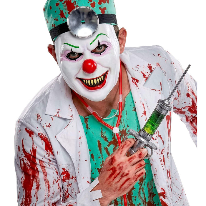 Halloween Maske "Killer Clown" | Weiß