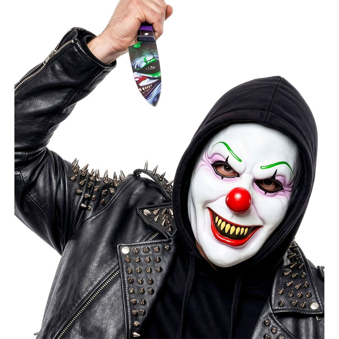 Halloween Maske "Killer Clown" | Weiß