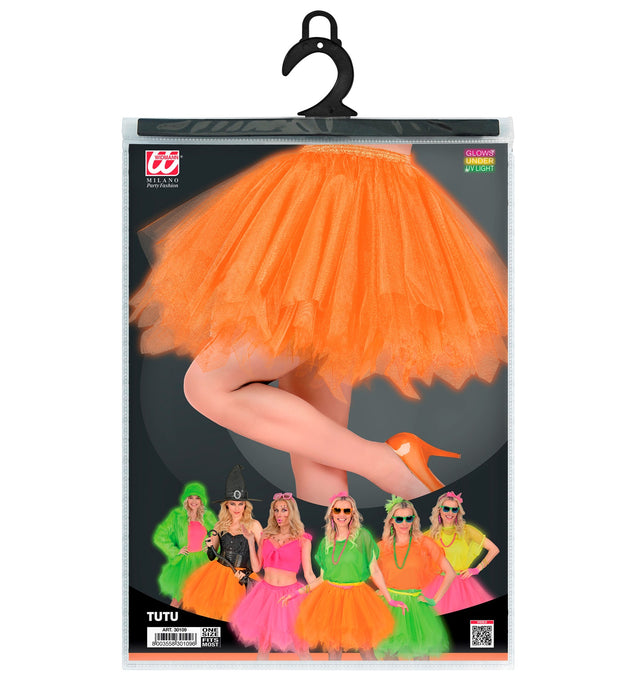Petticoat Tütü für Damen 40 cm | Orange